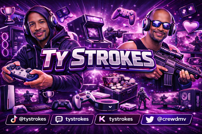 Ty Strokes' gaming world showcase